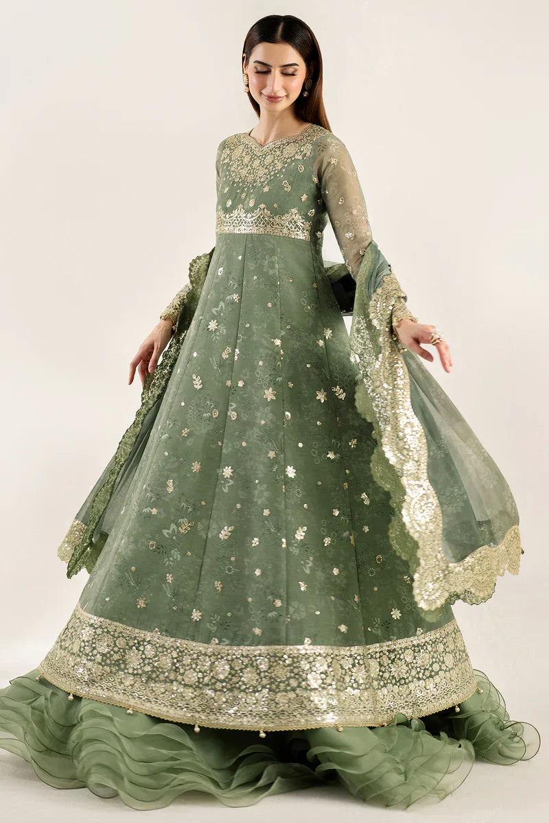 Farasha | Fiorella Formals'26 | Olive Aura - House Of Hania