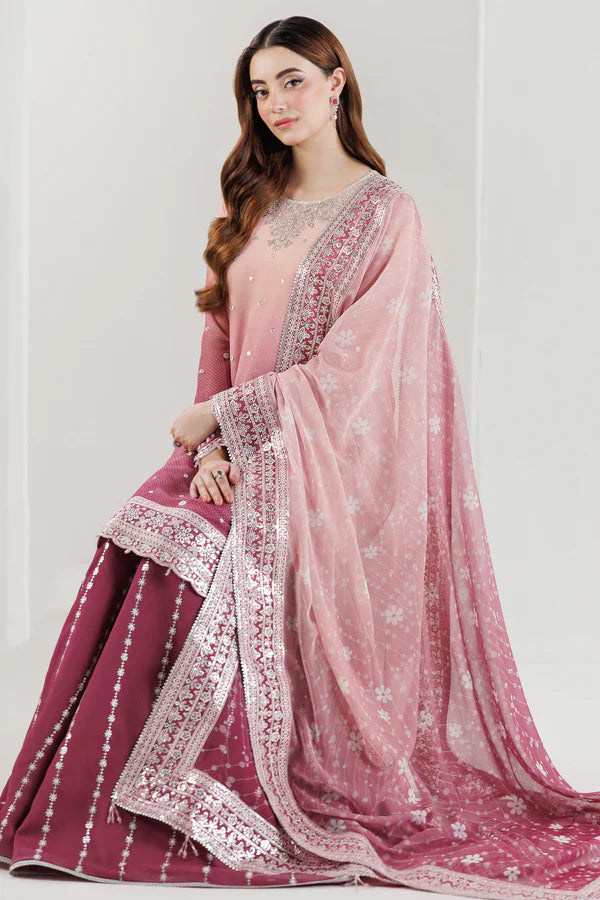 Farasha | Fiorella Formals'26 | Rosette Blush - House Of Hania