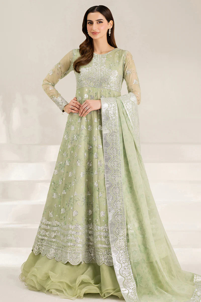Farasha | Fiorella Formals'26 | Sage Sparkle - House Of Hania