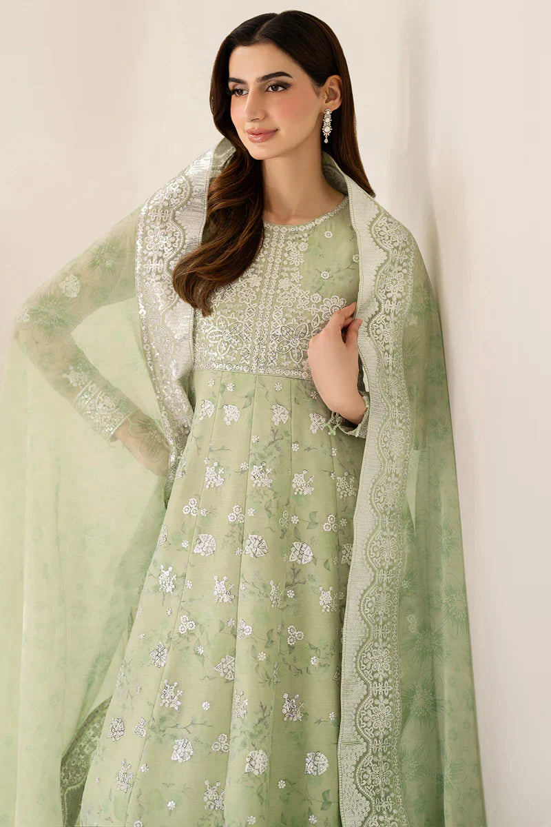 Farasha | Fiorella Formals'26 | Sage Sparkle - House Of Hania