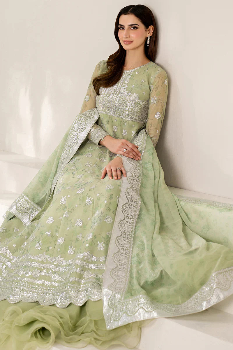 Farasha | Fiorella Formals'26 | Sage Sparkle - House Of Hania