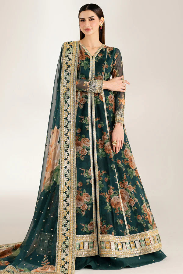 Farasha | Fiorella Formals'26 | Teal Passion - House Of Hania