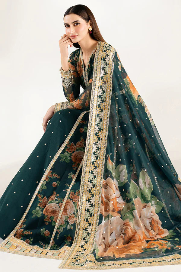Farasha | Fiorella Formals'26 | Teal Passion - House Of Hania