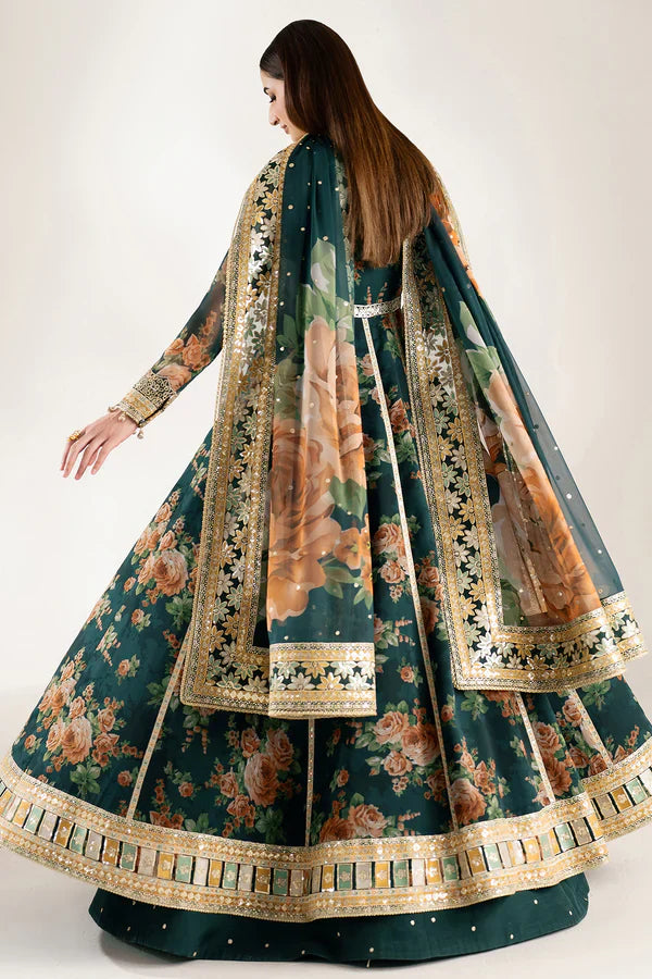 Farasha | Fiorella Formals'26 | Teal Passion - House Of Hania