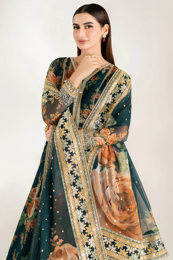 Farasha | Fiorella Formals'26 | Teal Passion - House Of Hania