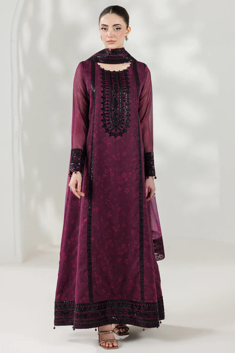 Farasha | Fiorella Formals'26 | Violet Eclips - House Of Hania