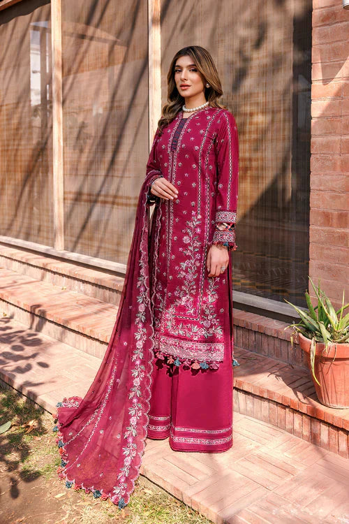 Farasha | Kaavish Lawn 24 | GARNET GLAM - House Of Hania