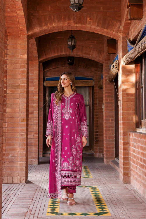 Farasha | Kaavish Lawn 24 | ROSY SOMBER - House Of Hania