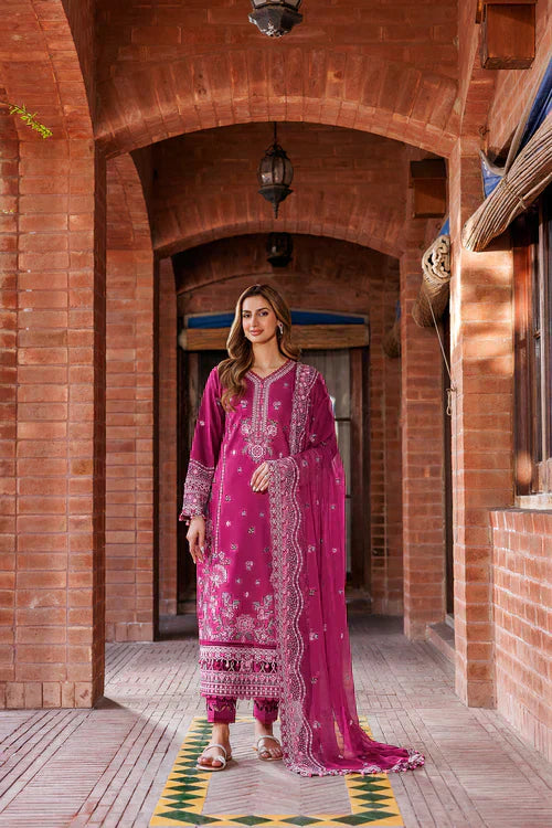 Farasha | Kaavish Lawn 24 | ROSY SOMBER - House Of Hania