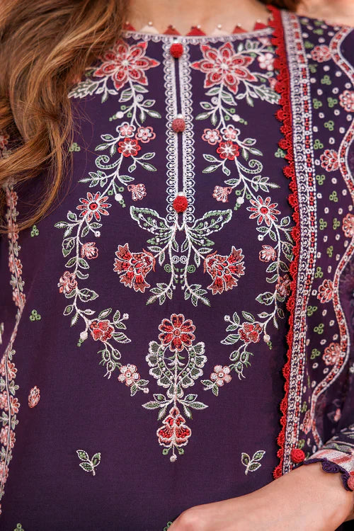 Farasha | Kaavish Lawn 24 | SHADOW BERRY - House Of Hania