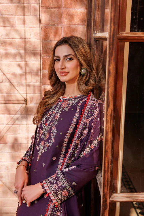 Farasha | Kaavish Lawn 24 | SHADOW BERRY - House Of Hania