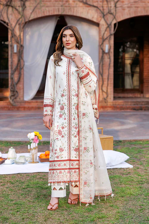 Farasha | Kaavish Lawn 24 | SURREAL WHITE - House Of Hania