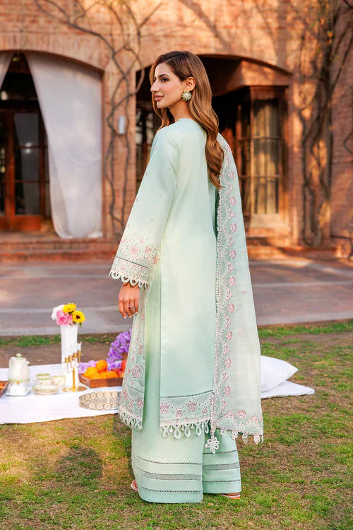 Farasha | Kaavish Lawn 24 | WHISPER MINT - House Of Hania