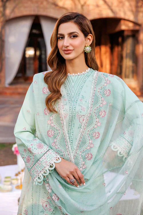 Farasha | Kaavish Lawn 24 | WHISPER MINT - House Of Hania