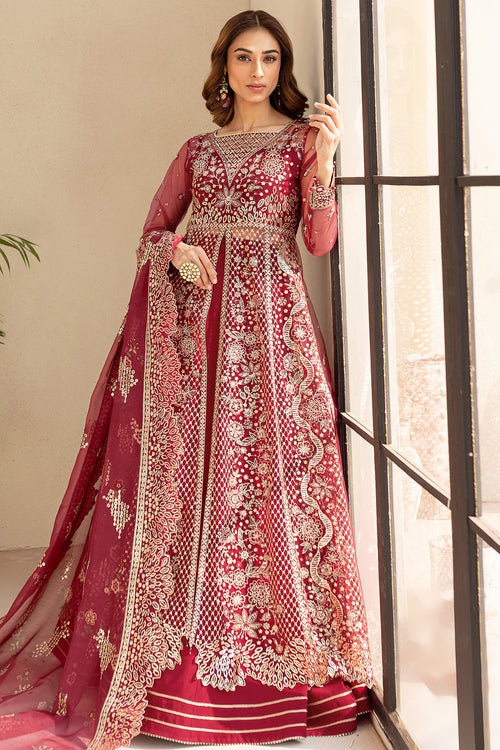 Farasha | Lu Zella Premium Formals 25 | Carmine Allure - House Of Hania