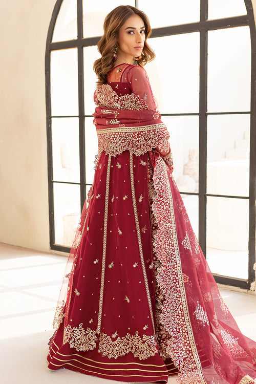 Farasha | Lu Zella Premium Formals 25 | Carmine Allure - House Of Hania