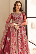 Farasha | Lu Zella Premium Formals 25 | Carmine Allure - House Of Hania