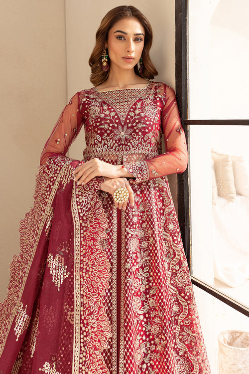 Farasha | Lu Zella Premium Formals 25 | Carmine Allure - House Of Hania