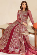 Farasha | Lu Zella Premium Formals 25 | Carmine Allure - House Of Hania