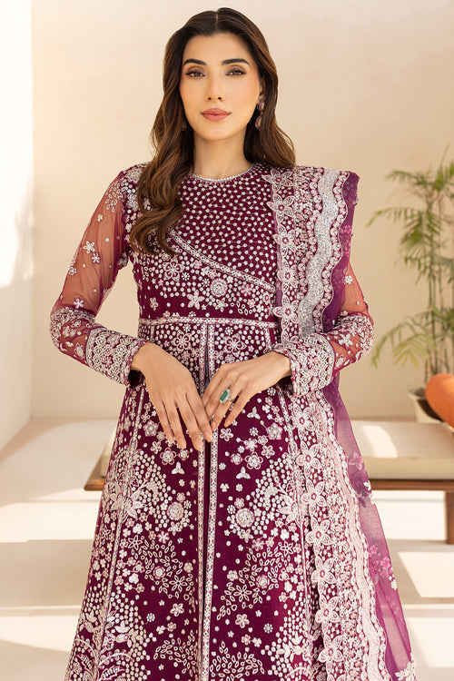 Farasha | Lu Zella Premium Formals 25 | Merlot Dust - House Of Hania