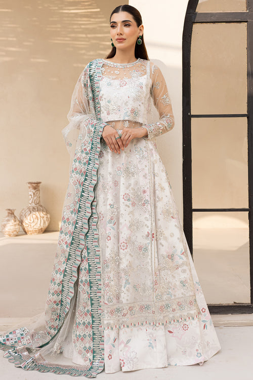 Farasha | Lu Zella Premium Formals 25 | Moonlight Mist - House Of Hania