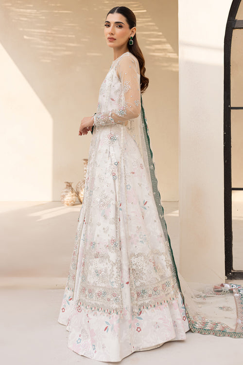 Farasha | Lu Zella Premium Formals 25 | Moonlight Mist - House Of Hania