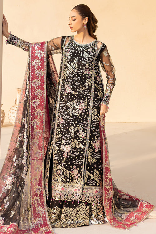 Farasha | Lu Zella Premium Formals 25 | Stardust Noir - House Of Hania