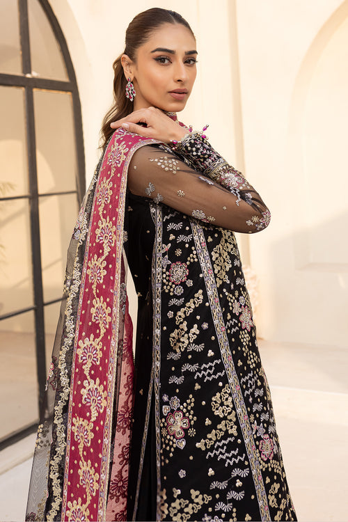Farasha | Lu Zella Premium Formals 25 | Stardust Noir - House Of Hania
