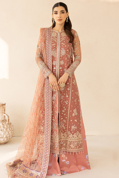 Farasha | Lu Zella Premium Formals 25 | Vintage Rose - House Of Hania
