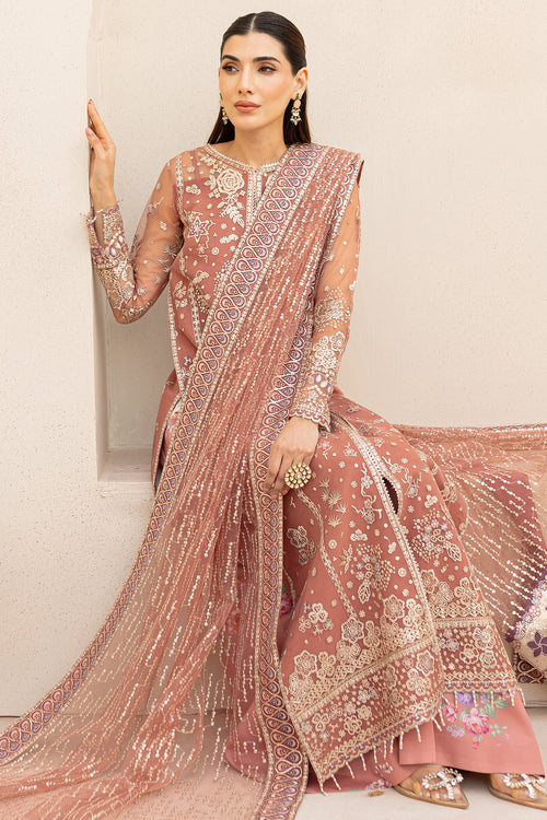 Farasha | Lu Zella Premium Formals 25 | Vintage Rose - House Of Hania