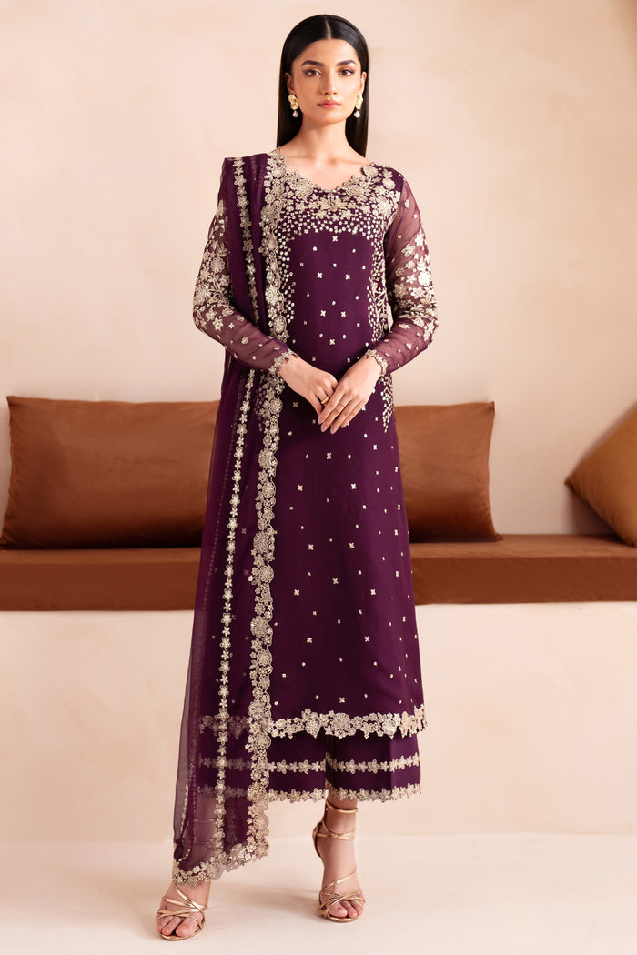Farasha | Lumiere Formals | Mulberry - House Of Hania