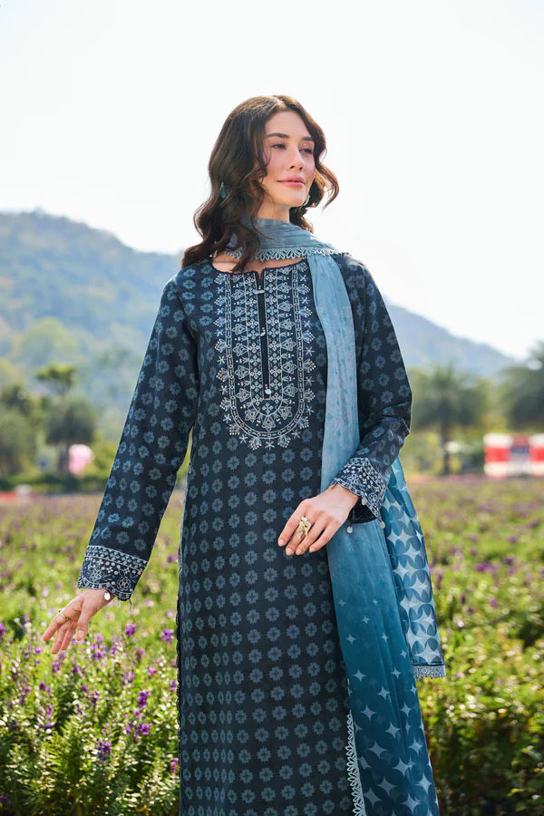 Farasha | Printed Essentials’26 | Blue Reverie - House Of Hania