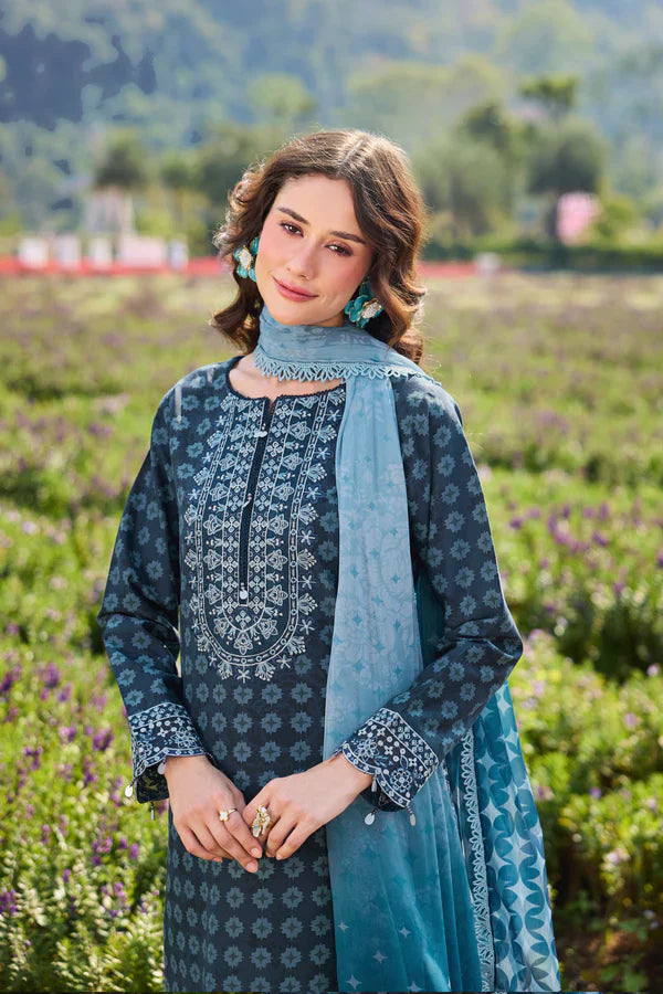 Farasha | Printed Essentials’26 | Blue Reverie - House Of Hania