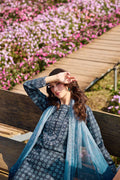 Farasha | Printed Essentials’26 | Blue Reverie - House Of Hania