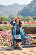 Farasha | Printed Essentials’26 | Blue Reverie - House Of Hania