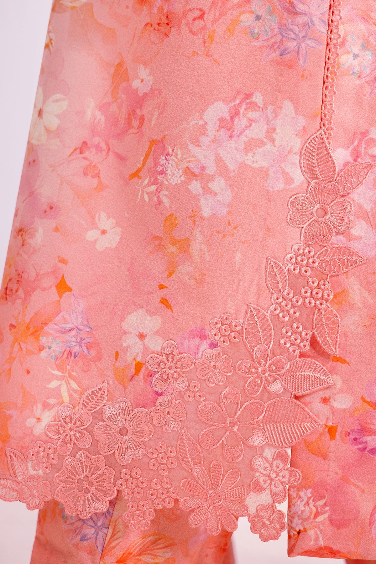 Farasha | Printed Essentials’26 | Blush Satin - House Of Hania