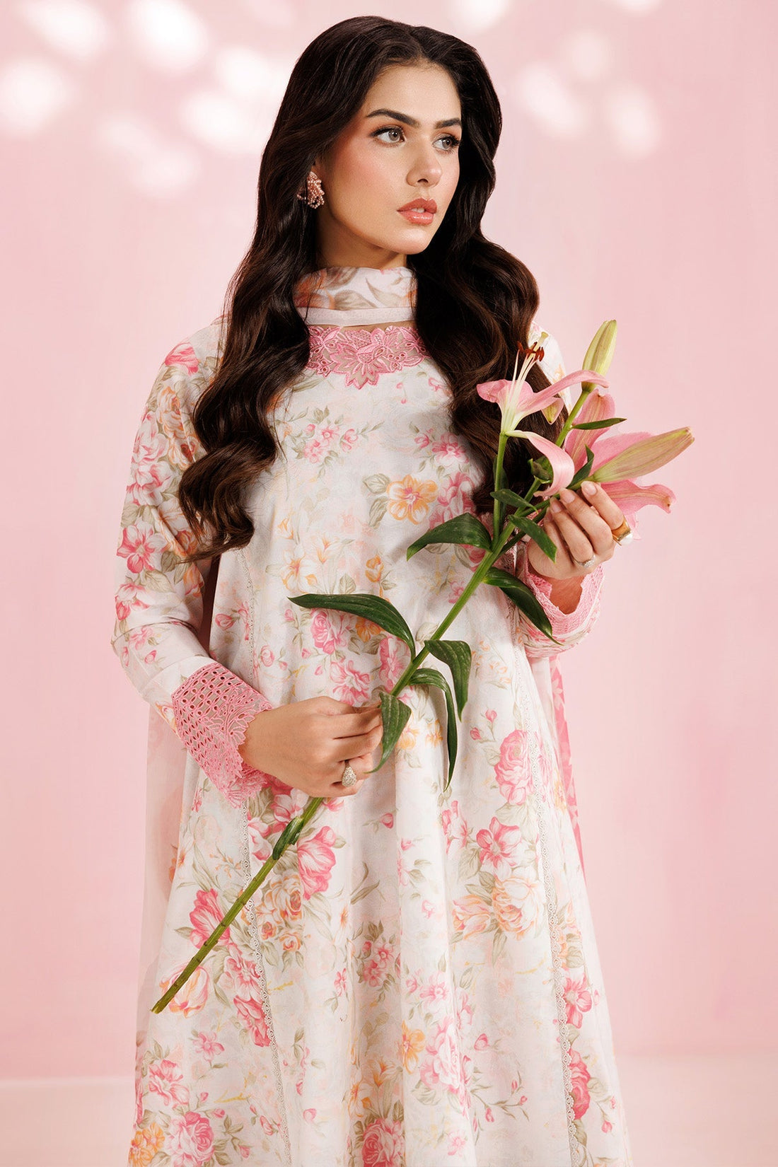 Farasha | Printed Essentials’26 | Cream Haze - House Of Hania