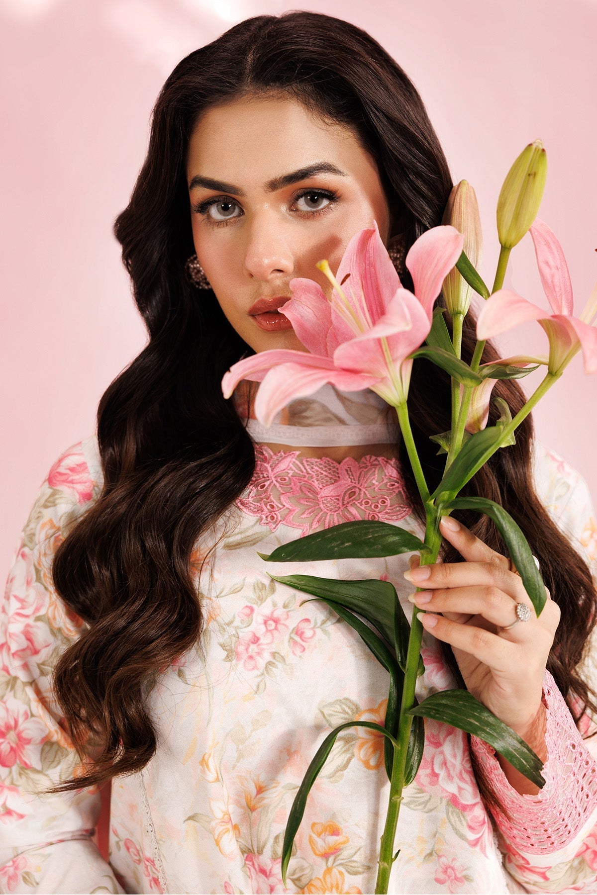 Farasha | Printed Essentials’26 | Cream Haze - House Of Hania