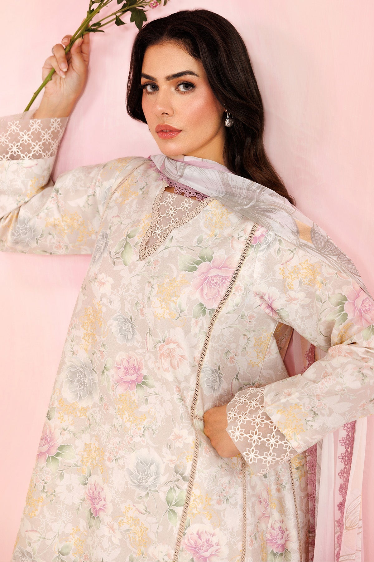 Farasha | Printed Essentials’26 | Day Lily - House Of Hania