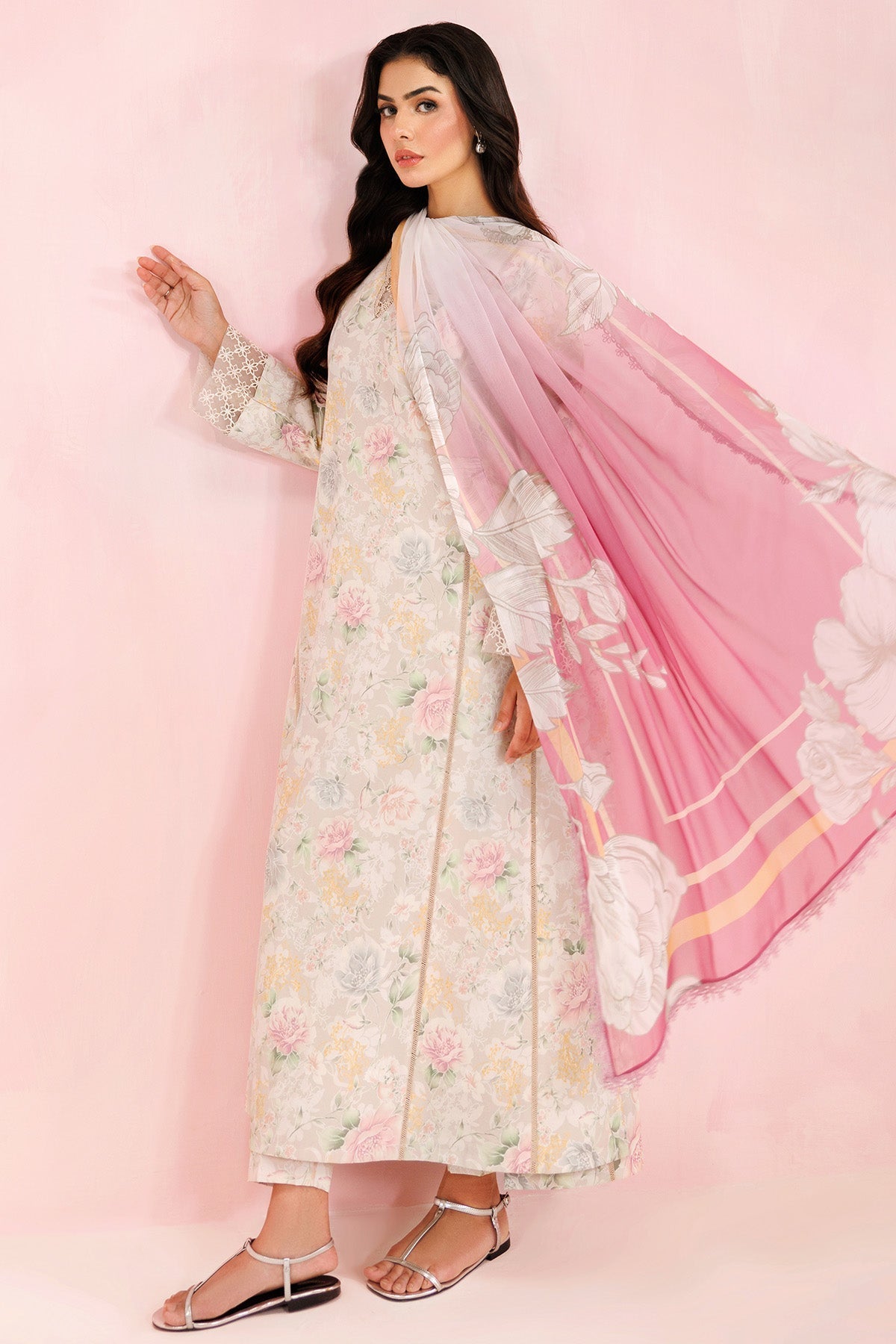 Farasha | Printed Essentials’26 | Day Lily - House Of Hania