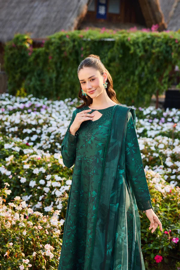 Farasha | Printed Essentials’26 | Dusken Jade - House Of Hania