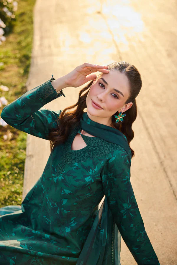 Farasha | Printed Essentials’26 | Dusken Jade - House Of Hania