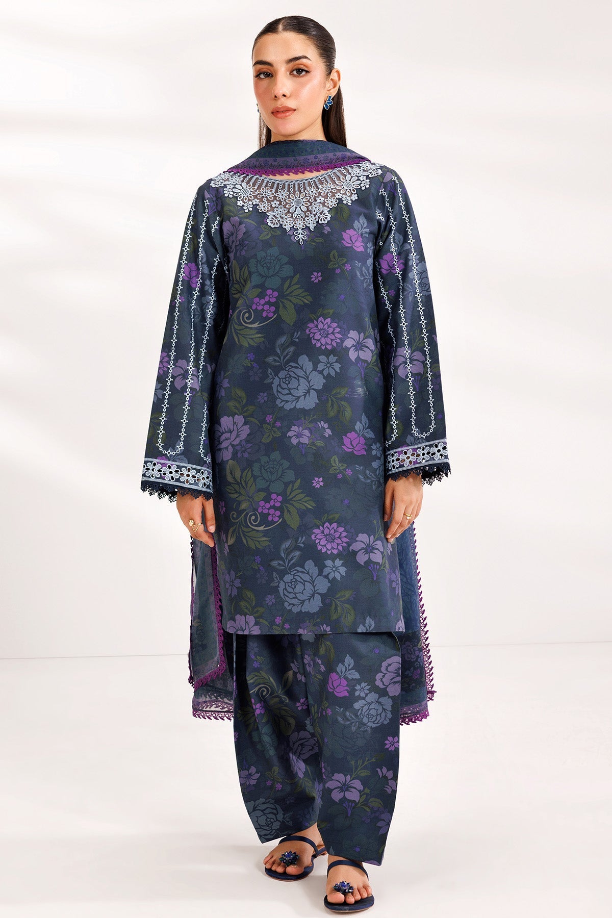 Farasha | Printed Essentials’26 | Forest Moss - House Of Hania