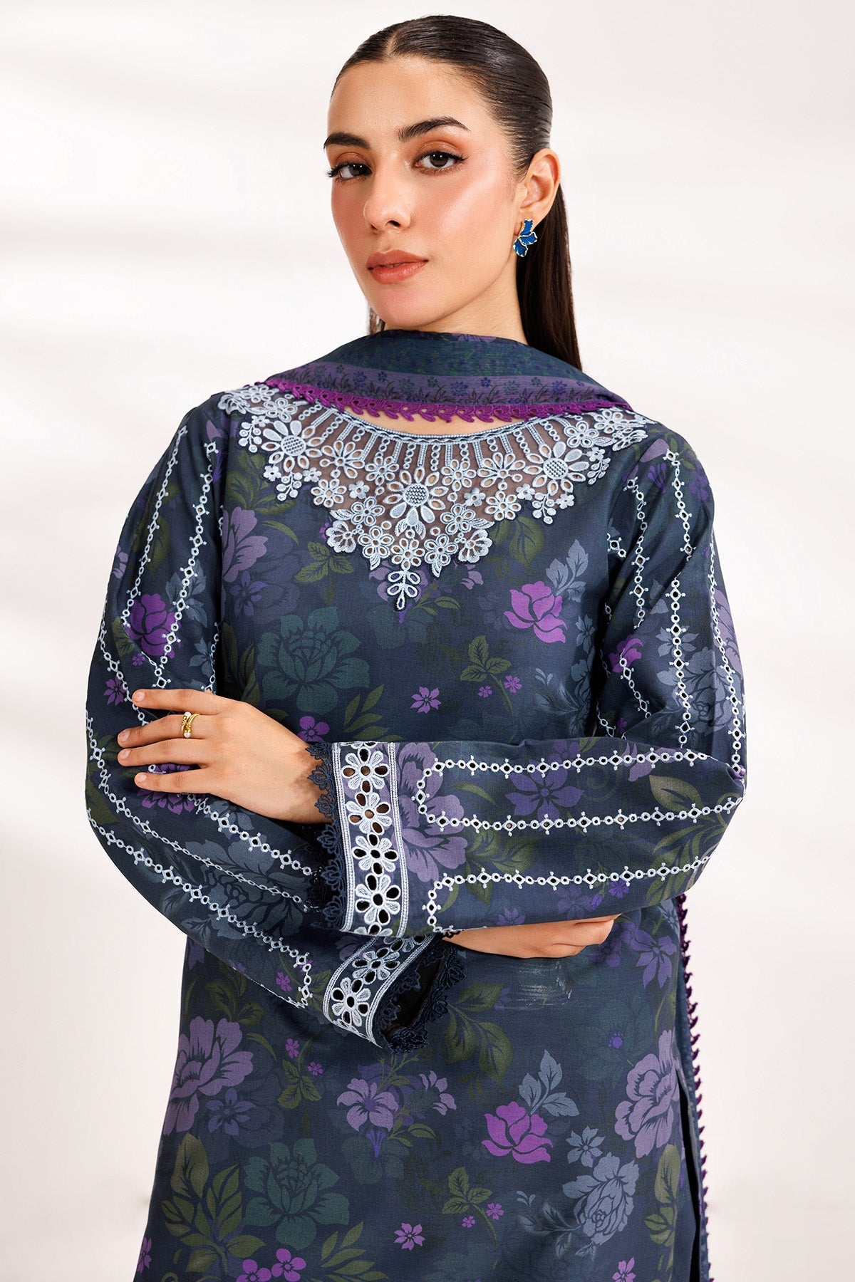 Farasha | Printed Essentials’26 | Forest Moss - House Of Hania