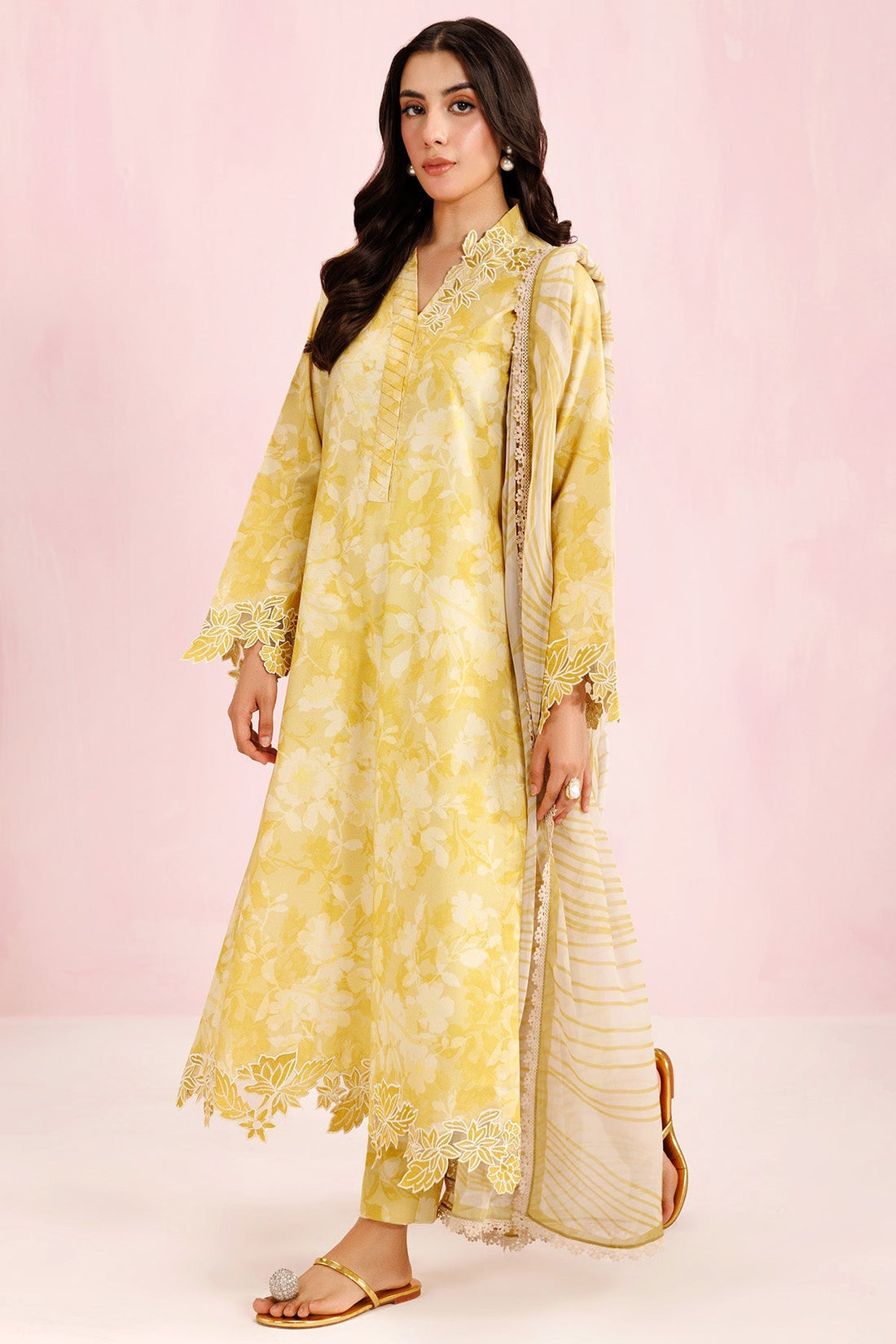 Farasha | Printed Essentials’26 | Honey Ember - House Of Hania