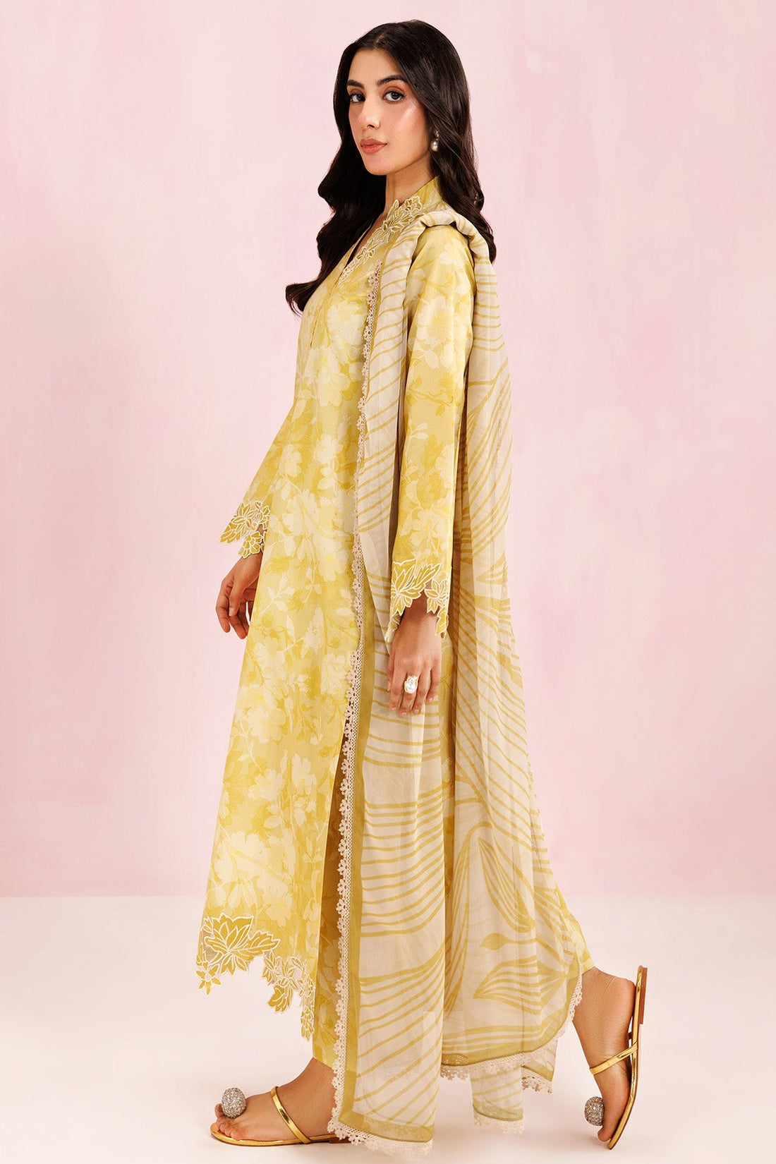 Farasha | Printed Essentials’26 | Honey Ember - House Of Hania