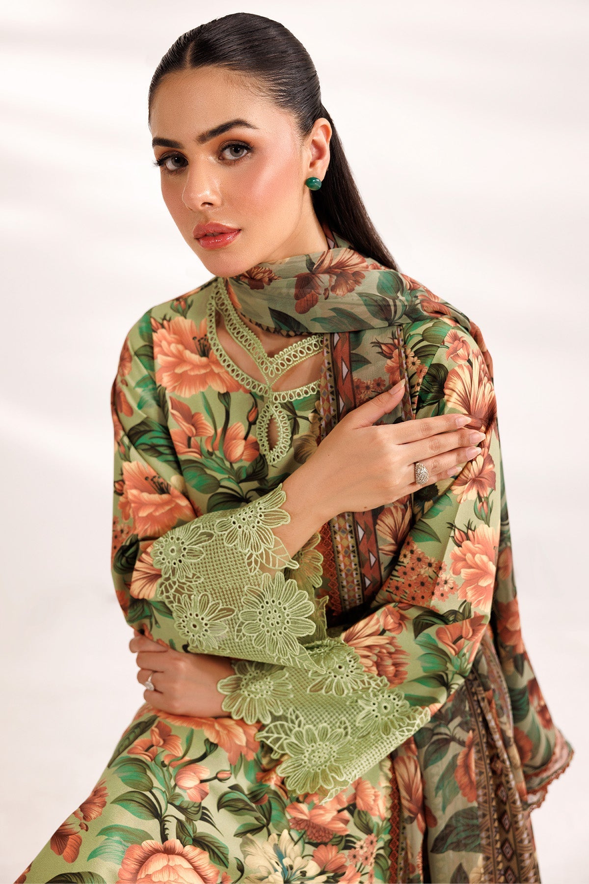 Farasha | Printed Essentials’26 | Jade Dome - House Of Hania