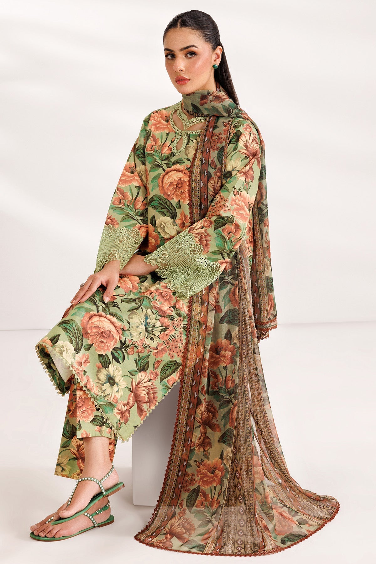 Farasha | Printed Essentials’26 | Jade Dome - House Of Hania