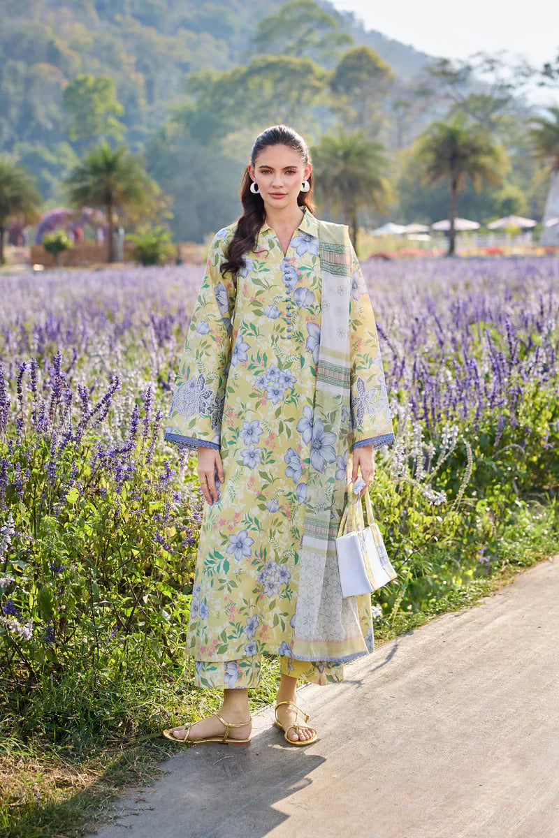 Farasha | Printed Essentials’26 | Lemon Fern - House Of Hania
