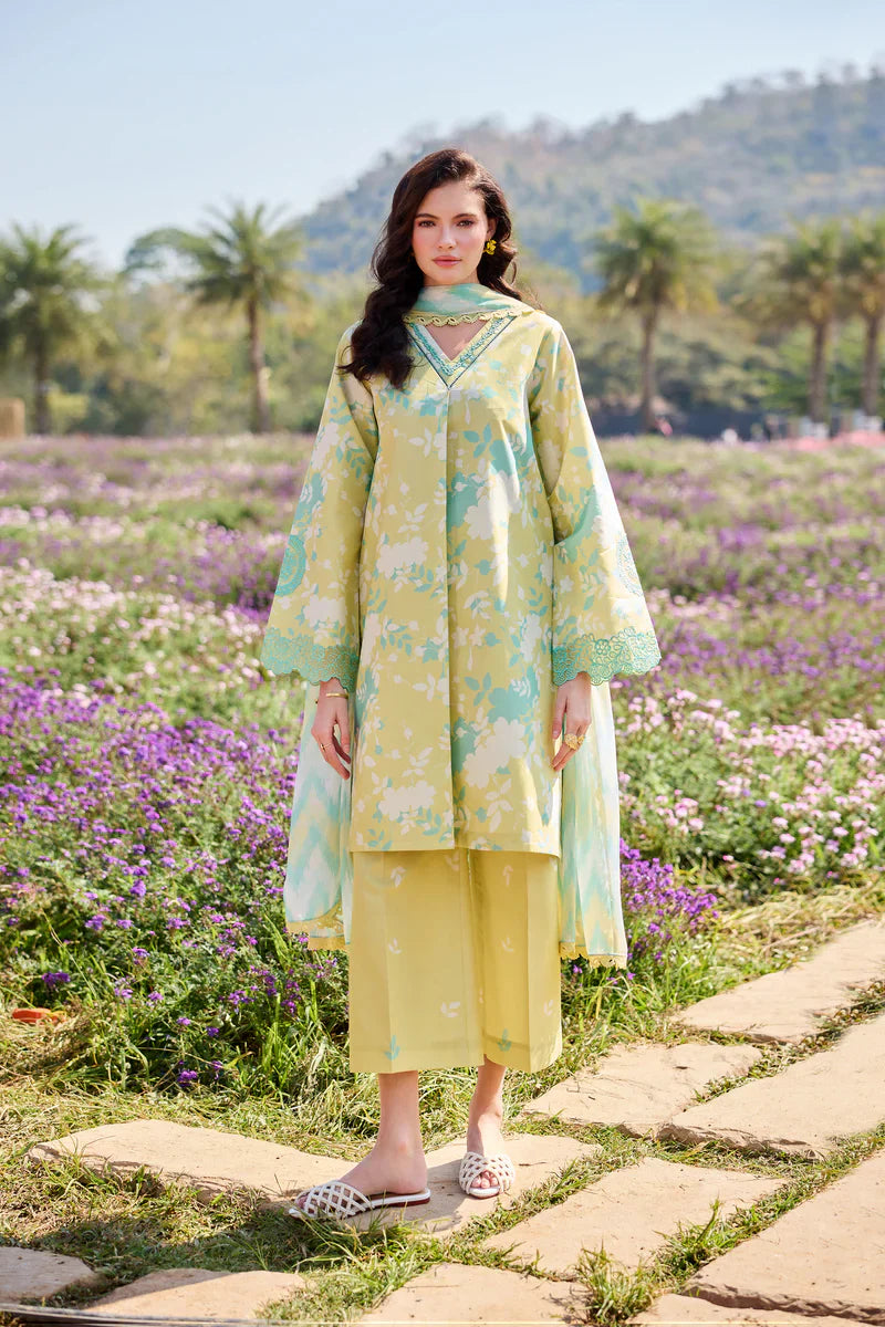 Farasha | Printed Essentials’26 | Lemon Glow - House Of Hania